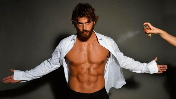 Can Yaman Shirtless For a Commercial